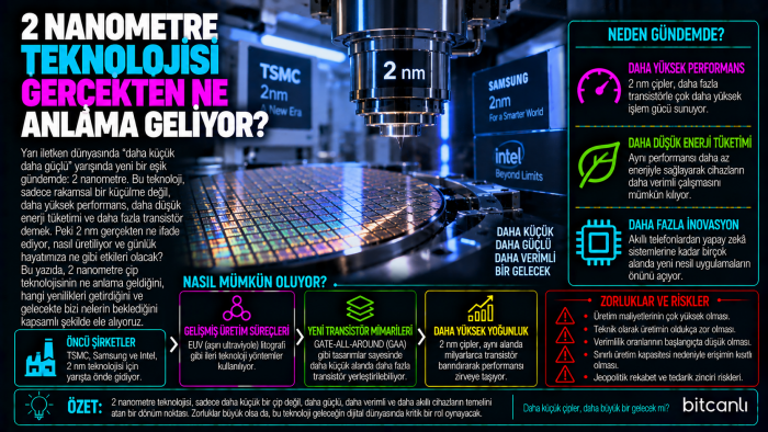 2 Nanometre Teknolojisi Gerçekten Ne Anlama Geliyor?